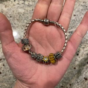 Beach themed Pandora bracelet